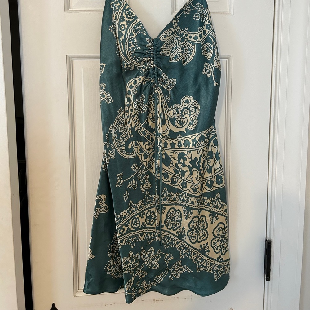 Zara satin mini dress
